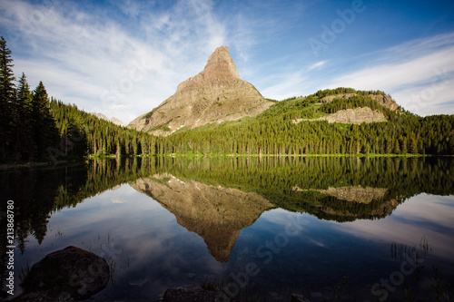 Swiftcurrent Lake in Many Glacier | Glacier National Park ...remembering back to so many stunning views walking around the lake on this morning