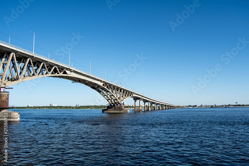 Fototapeta Naklejka Na Ścianę i Meble -  City of Saratov on the Volga River