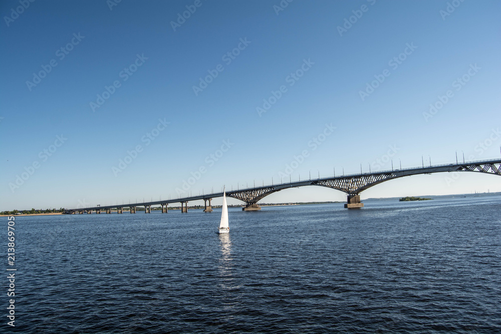 City of Saratov on the Volga River