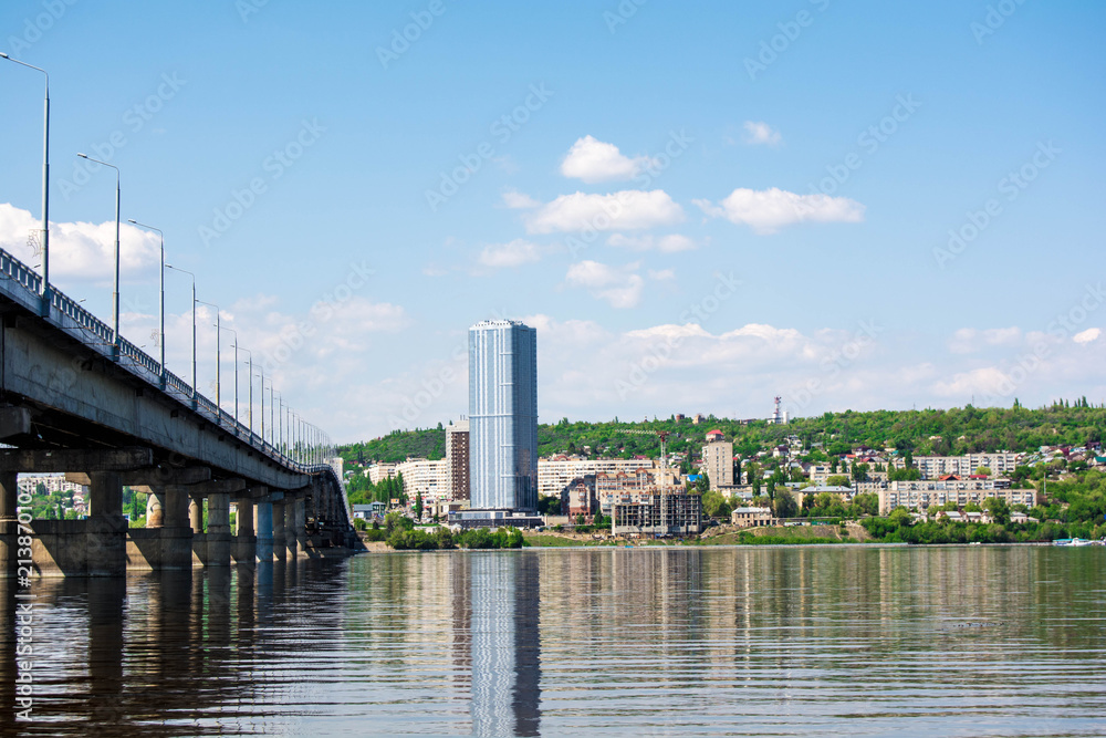 City of Saratov on the Volga River