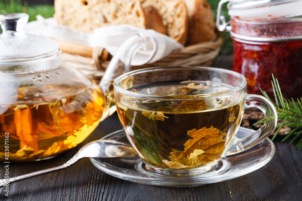 Winter healing orange drink with sea buckthorn, rosemary, spice, fir branches Winter healing orange drink with sea buckthorn, rosemary, spice, fir branches