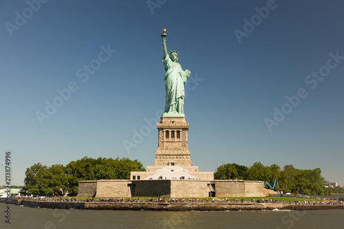 sky line new york statua della libertà liberty statue