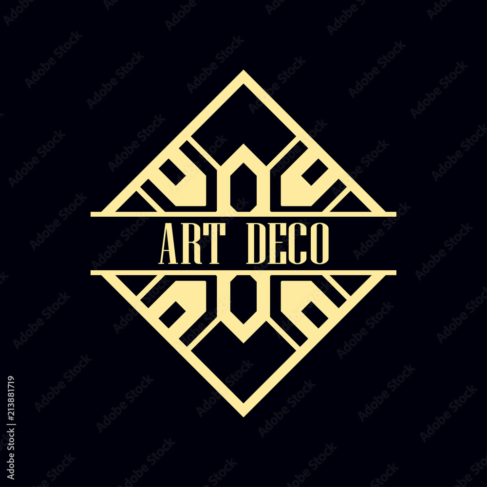 Art Deco Label Art Deco Label