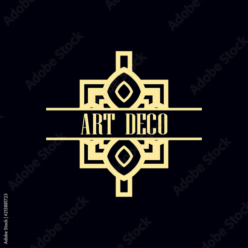 Art Deco Label