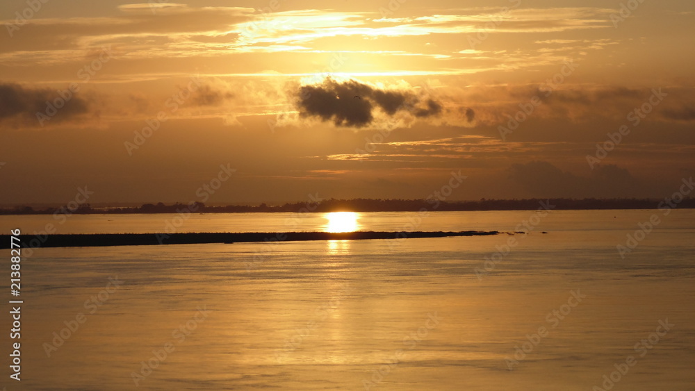 Fototapeta premium Por do sol Santarém-PA
