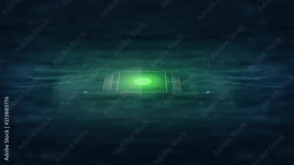 Black Box submerged in ocean water - Strong Green Signal Black Box submerged in ocean water - Strong Green Signal