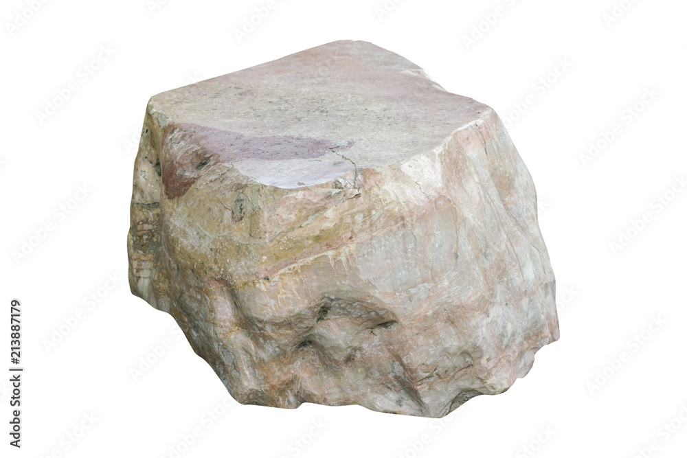 white marble stone isolated on white background with clipping path white marble stone isolated on white background with clipping path