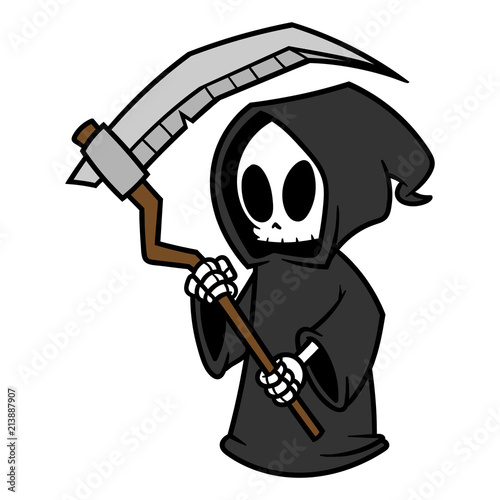 Cartoon Grim Reaper