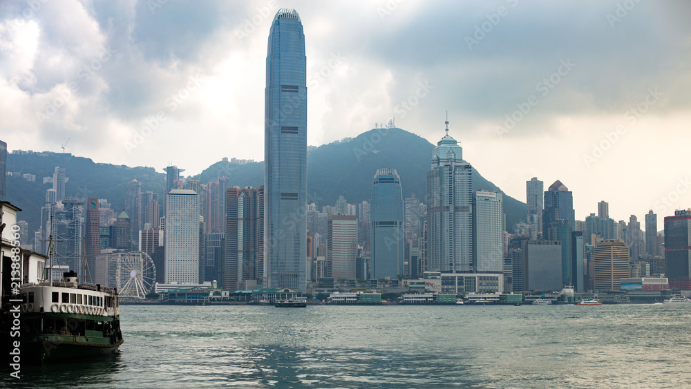 Obraz premium Hong Kong skyline