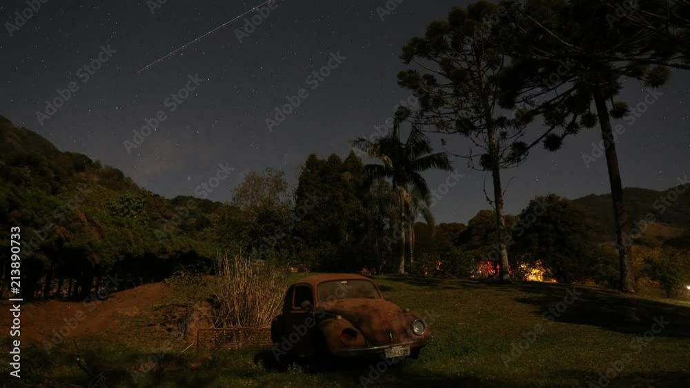 Milky Way Timelapse Beetle