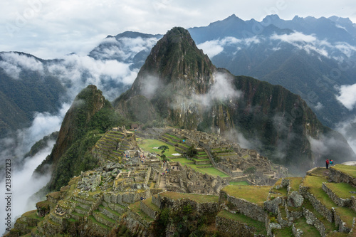Machu Picchu Through the Fog
