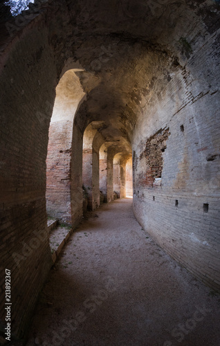 Roman Odeon in ancient Nikopolis Preveza Greece