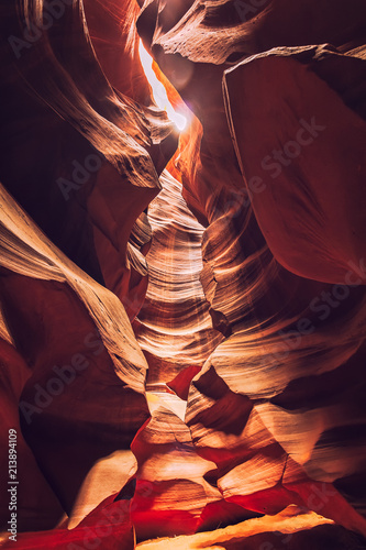Upper Antelope Canyon on Navajo land near Page, Arizona, USA Fototapet