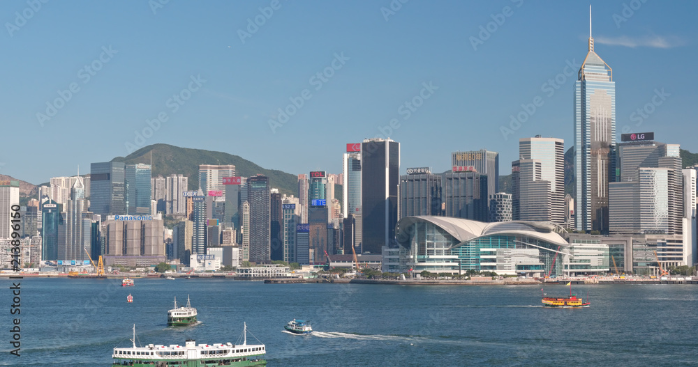 Fototapeta premium Hong Kong skyline