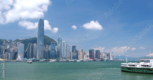 Hong Kong skyline © leungchopan