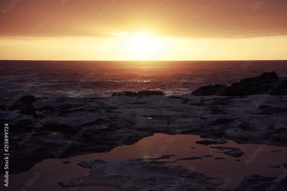 Sunrise on the sea Sunrise on the sea
