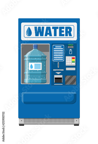 Automatic vending machine with drinking water