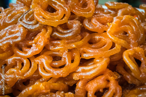 jalebi Indian sweet dish photo