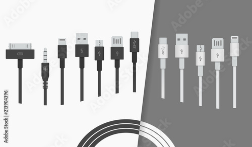 Smartphone connectors designed in two colors