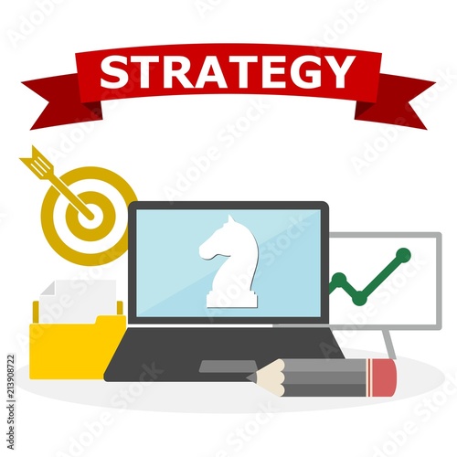 Strategy concept illustration
