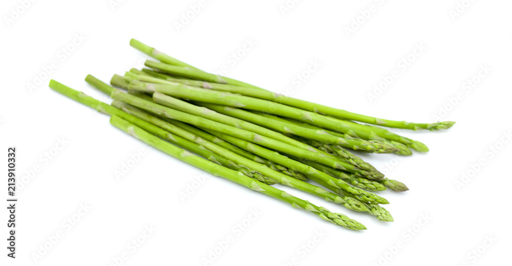 Asparagus isolated on white background