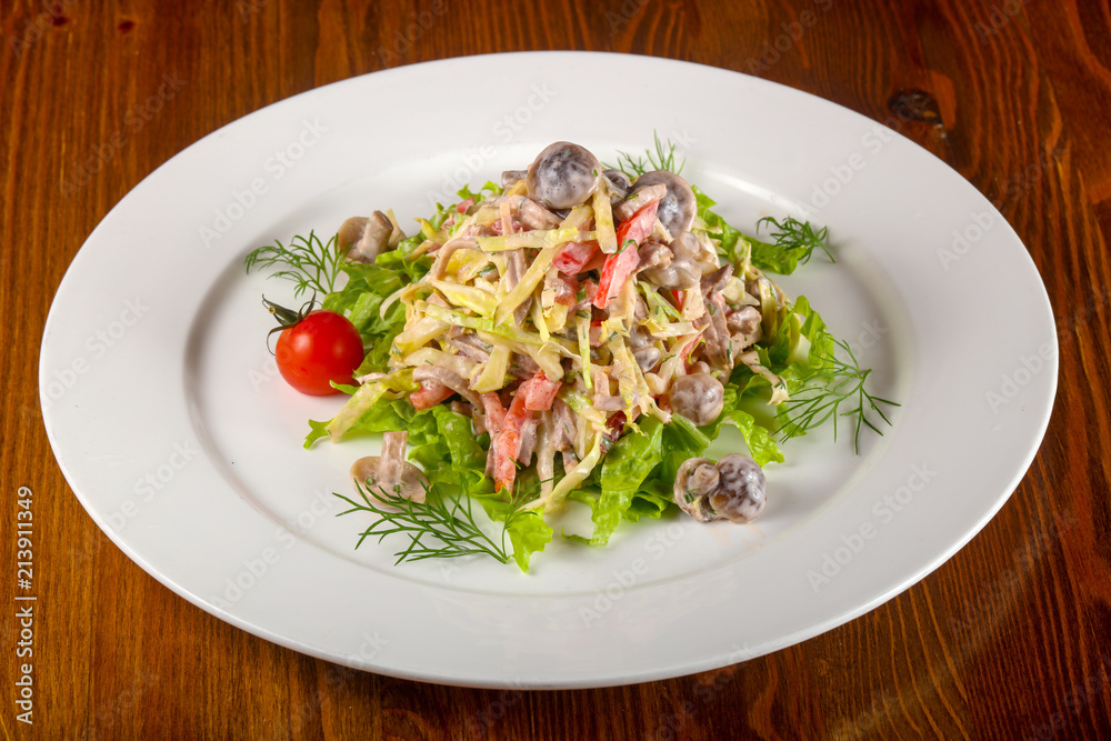 Mushroom salad Mushroom salad