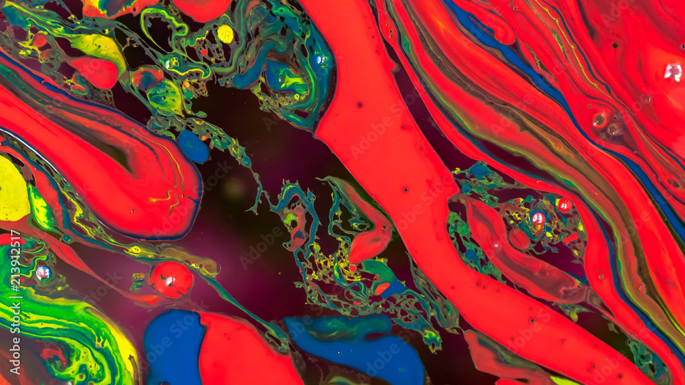 Fototapeta premium Oil colors abstract background