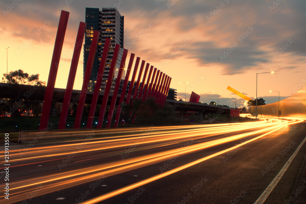Naklejka premium Autostrada Melbourne Gateway Tullamarine