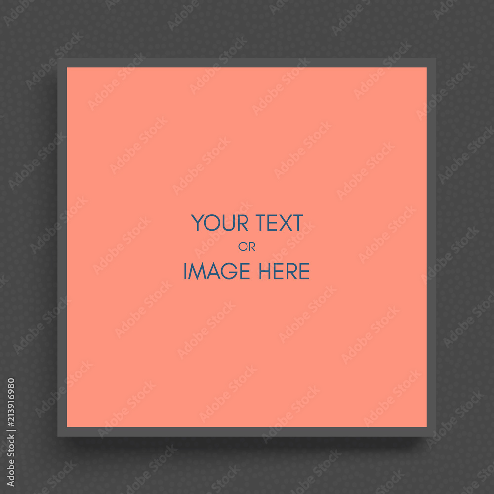 Blank sheet of paper. Element for advertising and promotional message. 3d vector illustration for your design. Blank sheet of paper. Element for advertising and promotional message. 3d vector illustration for your design.