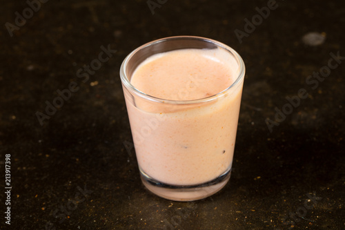 Island sauce in the glass photo