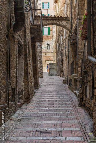 Perugia  Italy - one of the most interesting cities in Umbria  Perugia is known for its medieval Old Town and its narrow alleys