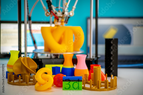 Print orange parts on a 3D printer