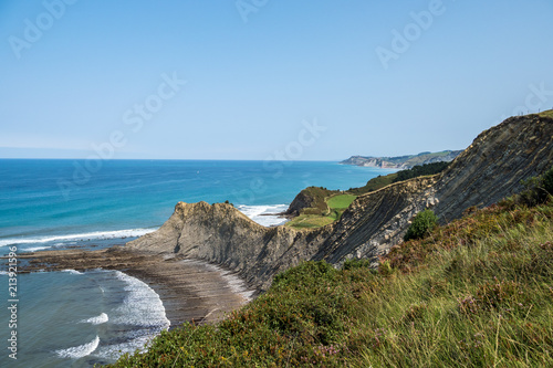 Wallpaper Mural Spanien - Baskenland - Zumaia - Playa De Sakoneta Torontodigital.ca