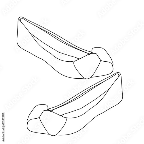 sketch of shoes