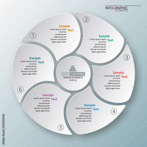 Abstract 3D Paper Infographics