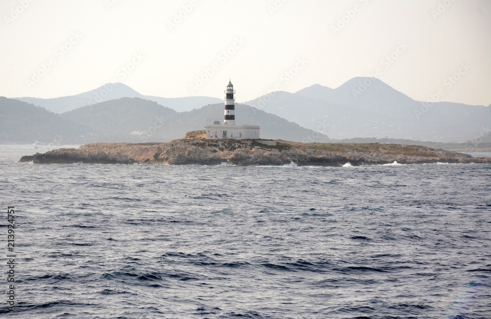 Fototapeta premium Lighthouse and the Hills