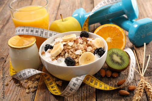 healthy breakfast concept
