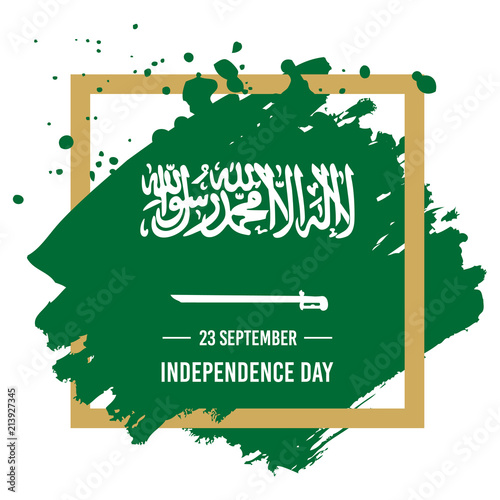 Independence day of Saudi Arabia banner