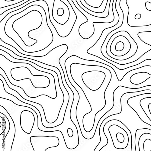 Vector contour topographic map background. Topography and geography map grid abstract backdrop. Business concept. Vector illustration