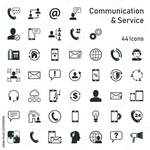 Communication & Service - Iconset