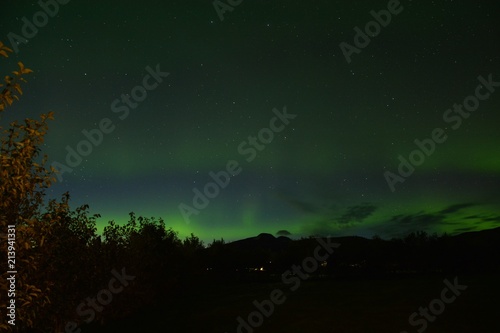 The Northern Lights (Aurora Borealis) in Akureyri