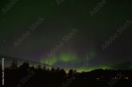 The Northern Lights (Aurora Borealis) in Akureyri