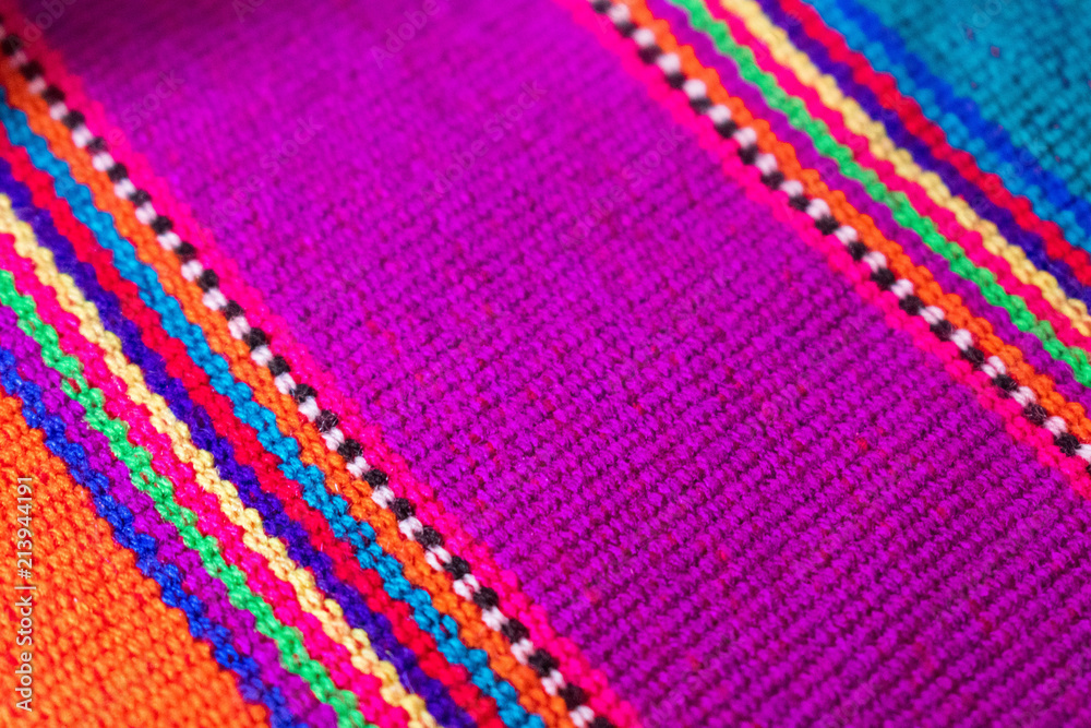 Colorful table mat texture Colorful table mat texture