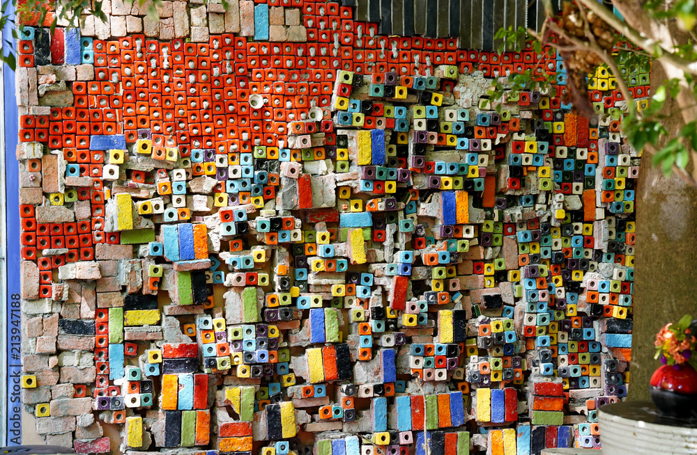 Fototapeta premium Beautifully designed wall