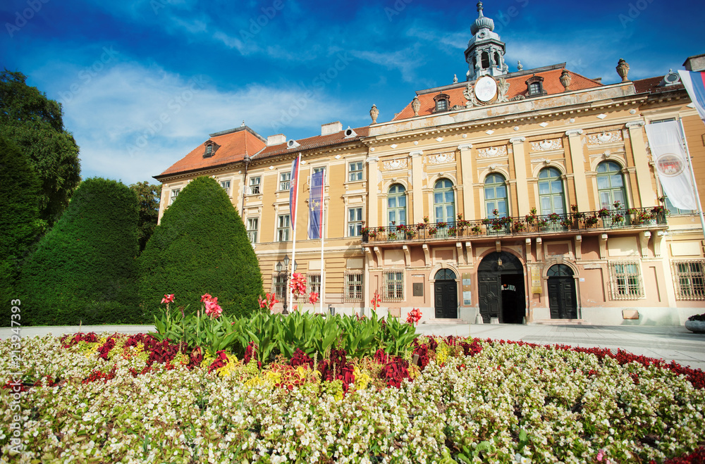 The County Hall in Sombor, Serbia