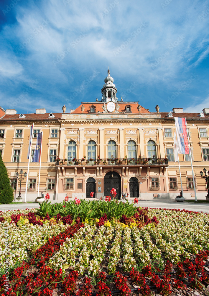 The County Hall in Sombor, Serbia