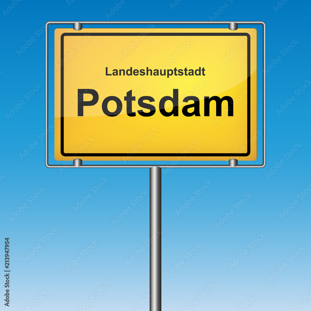 Ortsschild - Potsdam