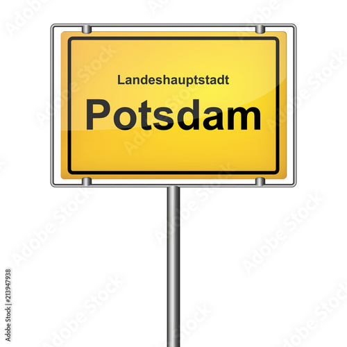 Ortsschild - Potsdam