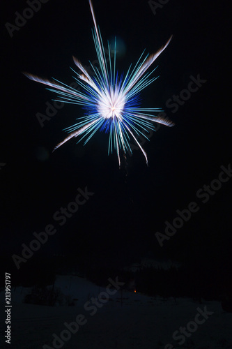           winter fireworks