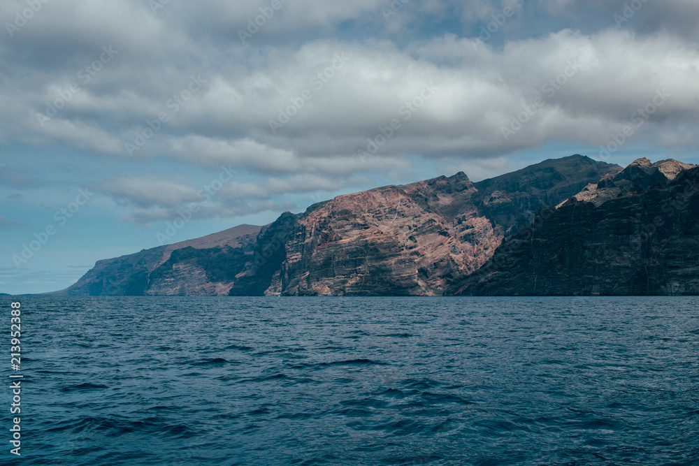 Great view of Los Gigantes mountain cliff in Tenerife, Spain. Great view of Los Gigantes mountain cliff in Tenerife, Spain.